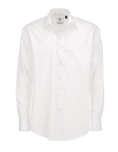 Men's Poplin Shirt Smart Long Sleeve
