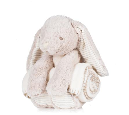 Peluche Lapin & couverture