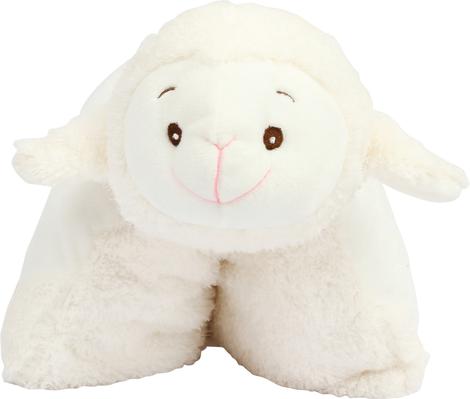 Coussin-peluche zippé Agneau