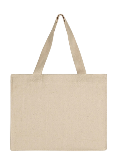 Canvas Wide Shopper with Fold LH 280GSM