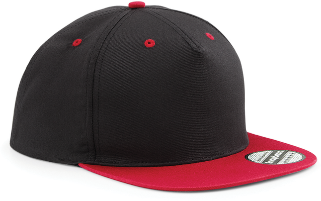 Casquette Snapback contrastée - 5 panneaux