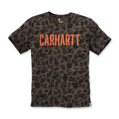 T-shirt logo Camo block