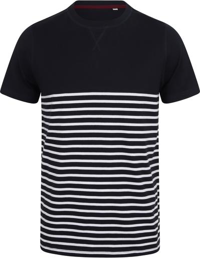 T-SHIRT BRETON À MANCHES COURTES