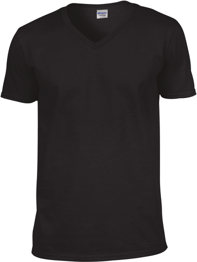 T-SHIRT HOMME COL V SOFTSTYLE