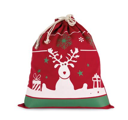 Sac avec cordon motifs de Noël