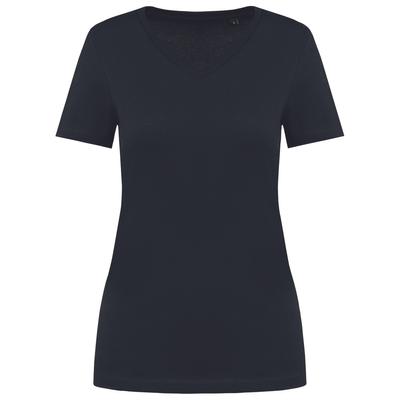 T-shirt Supima® col V manches courtes femme