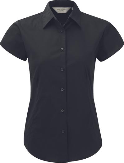 CHEMISE FITTÉE FEMME MANCHES COURTES