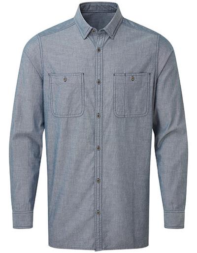 Men's Organic Chambray Fairtrade Long Sleeve Shirt