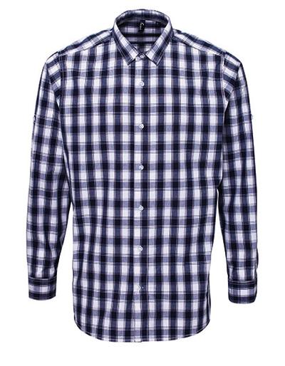 Men's Mulligan Check Cotton Long Sleeve Shirt