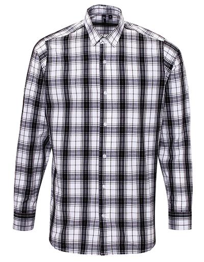 Men's Ginmill Check Long Sleeve Cotton Shirt