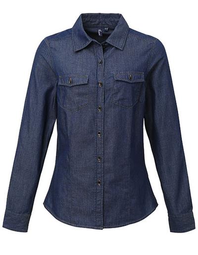 Women's Jeans Stitch Denim Shirt