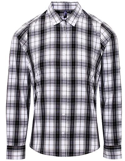 Women's Ginmill Check Long Sleeve Cotton Shirt