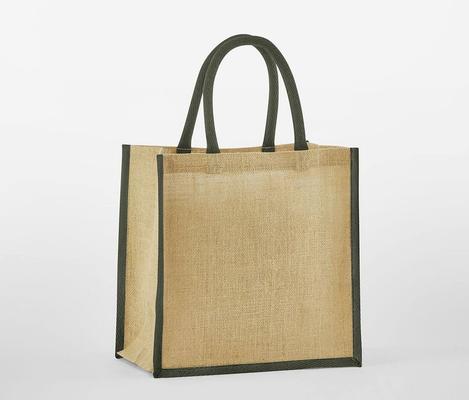 NATURAL STARCHED JUTE MINI GIFT BAG