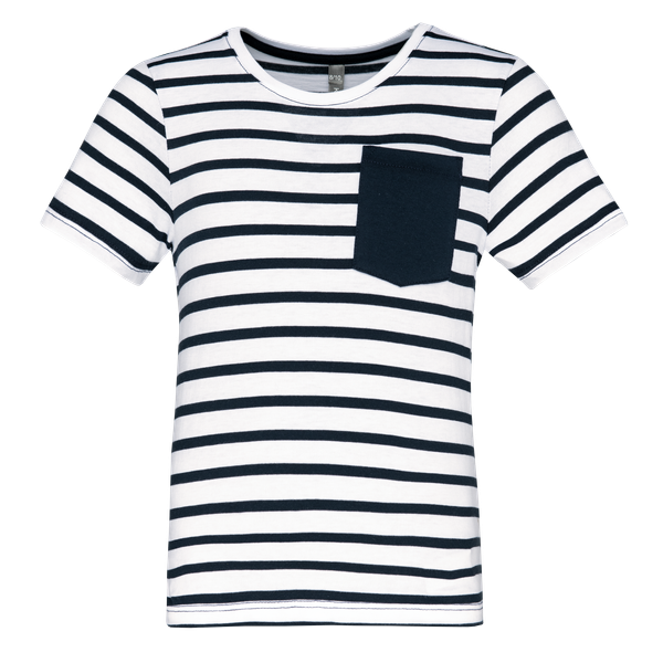 couleur White / Navy Stripes