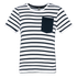 couleur White / Navy Stripes